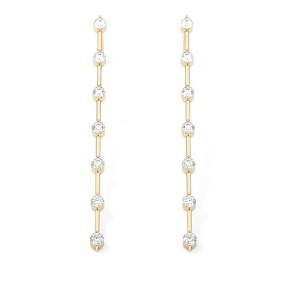 0.4 TCW Round Lab Grown Diamond Stud Earrings
