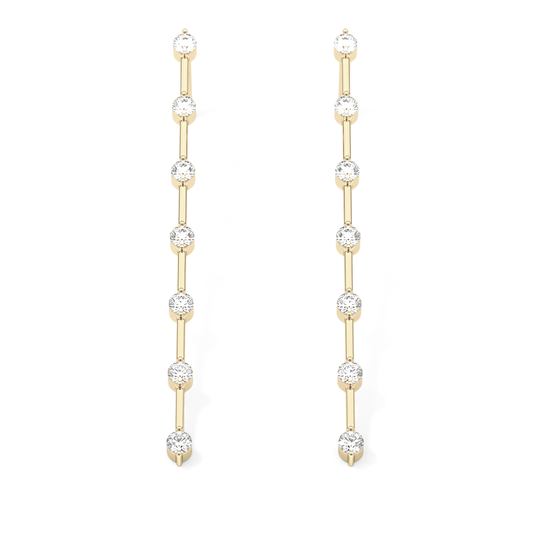 0.4 TCW Round Lab Grown Diamond Stud Earrings