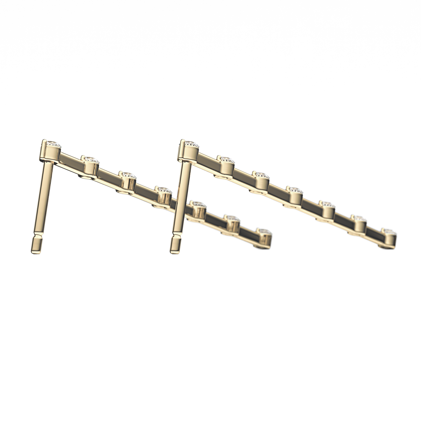 0.4 TCW Round Lab Grown Diamond Stud Earrings