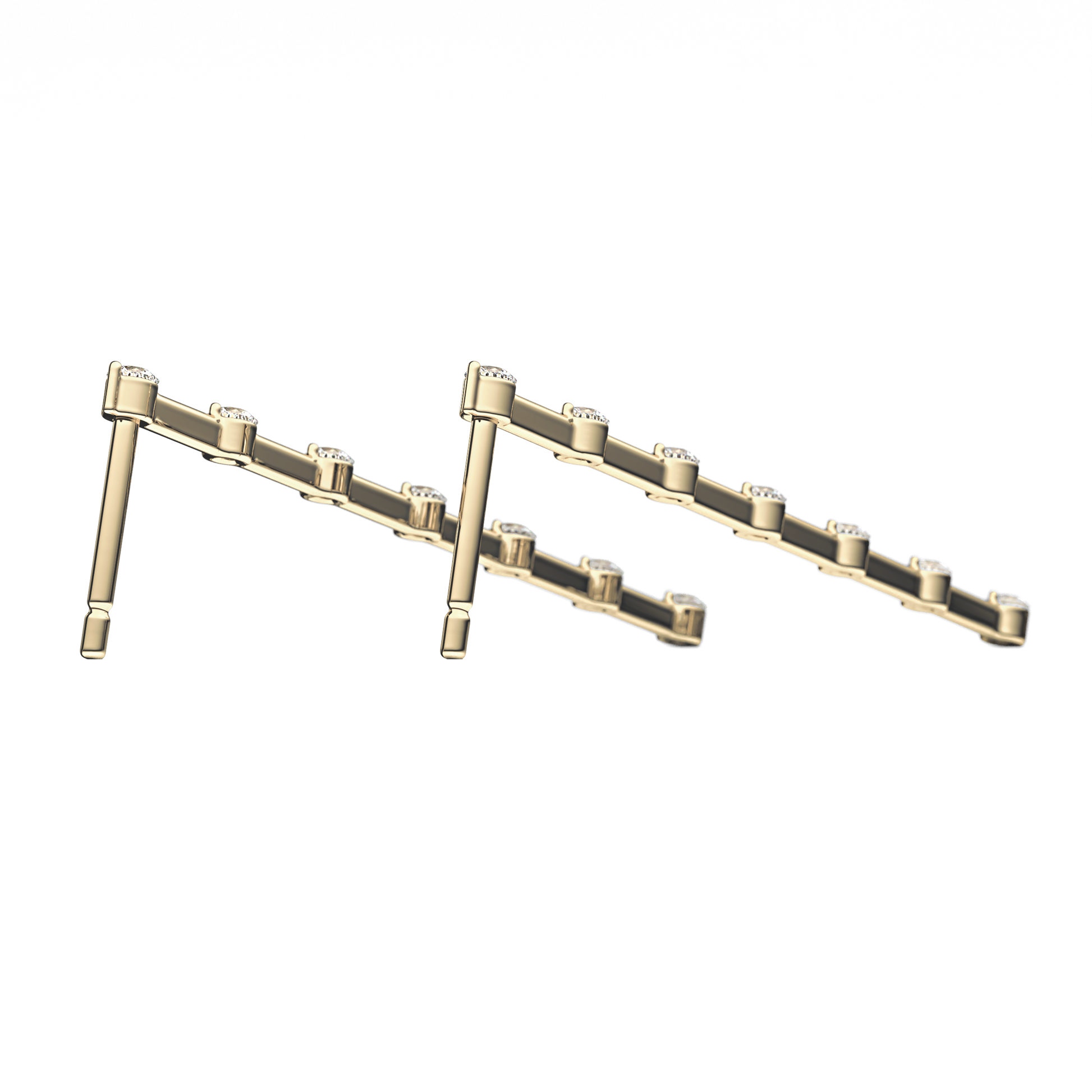 0.4 TCW Round Lab Grown Diamond Stud Earrings
