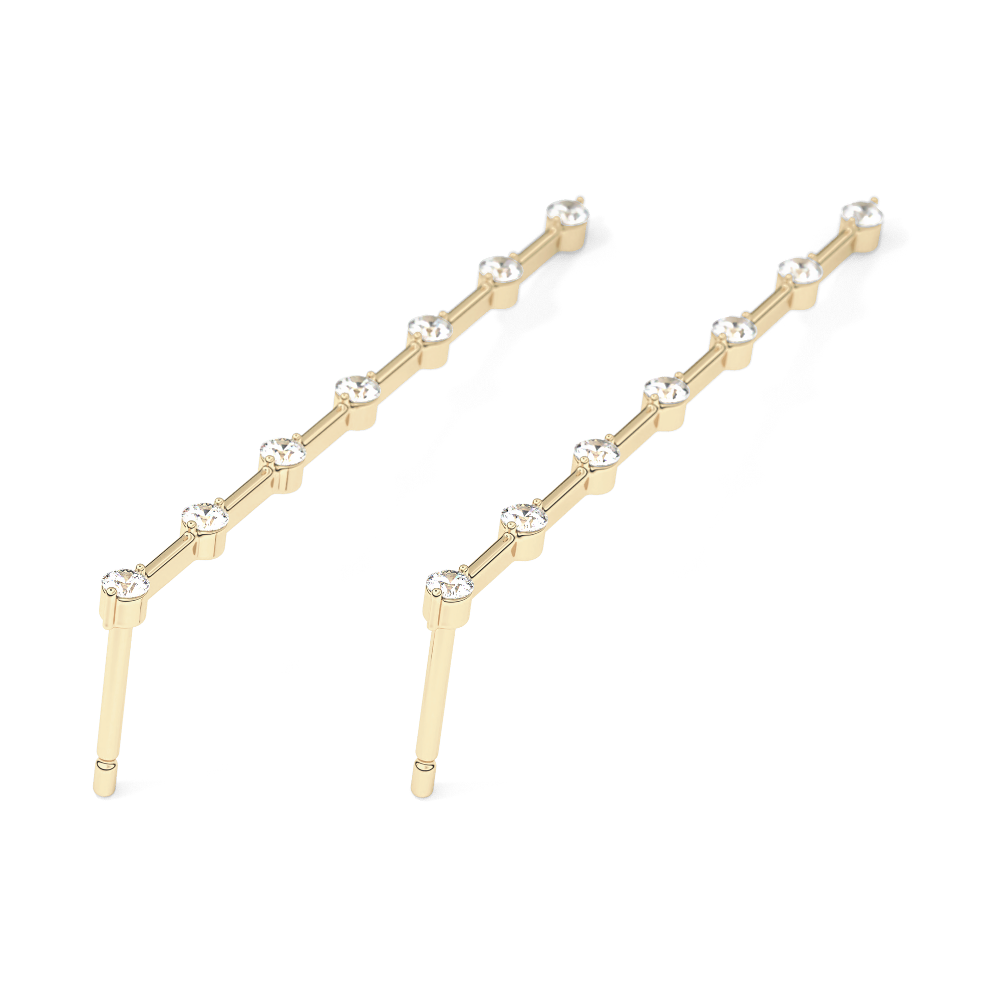 0.4 TCW Round Lab Grown Diamond Stud Earrings