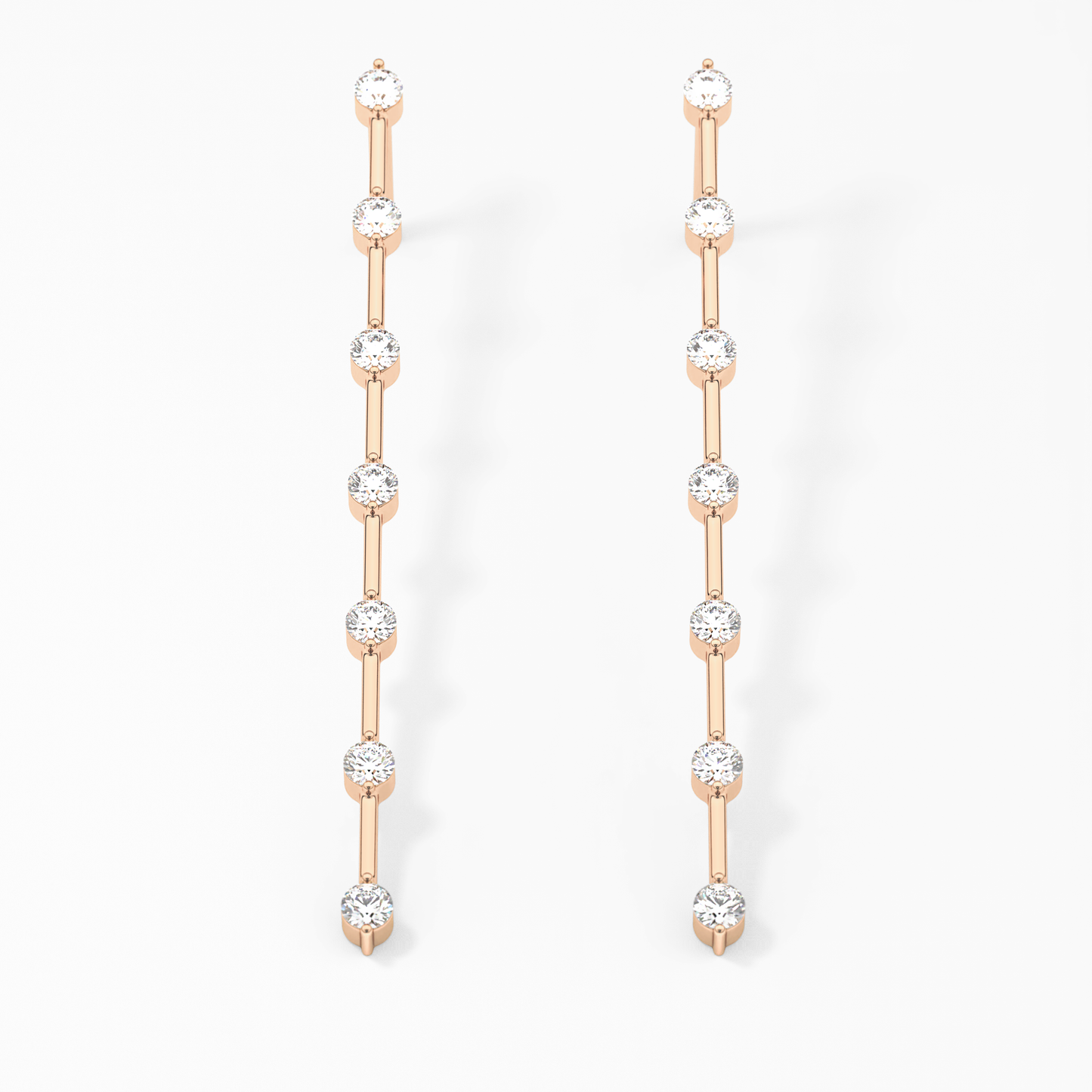0.4 TCW Round Lab Grown Diamond Stud Earrings
