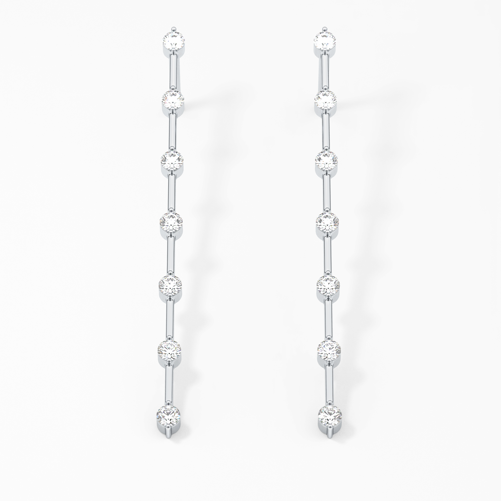 0.4 TCW Round Lab Grown Diamond Stud Earrings