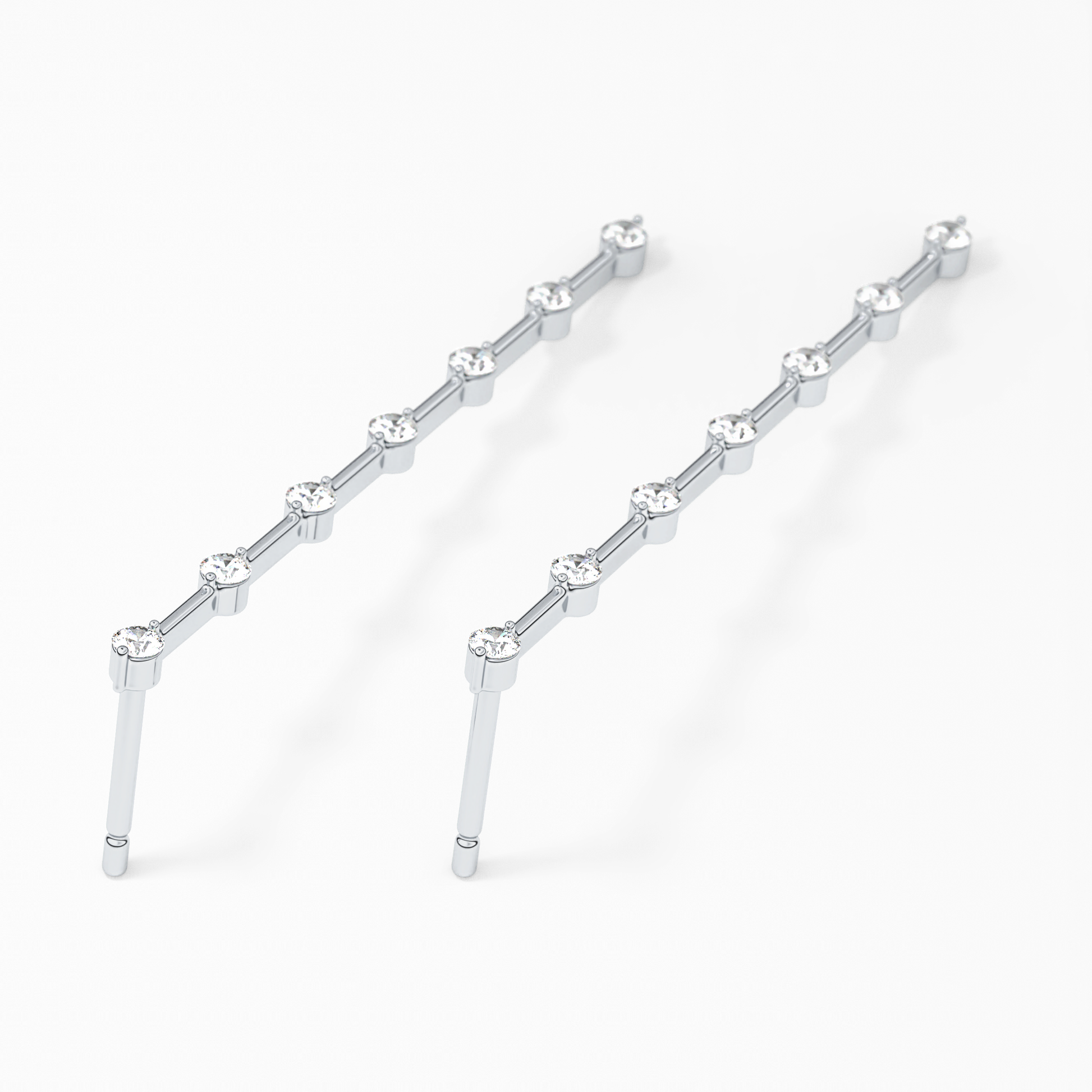 0.4 TCW Round Lab Grown Diamond Stud Earrings