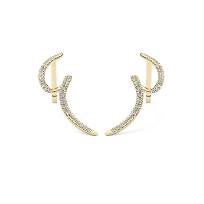 0.4 TCW Round Lab Grown Diamond Stud Earrings