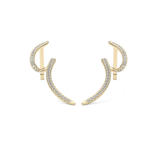 0.4 TCW Round Lab Grown Diamond Stud Earrings