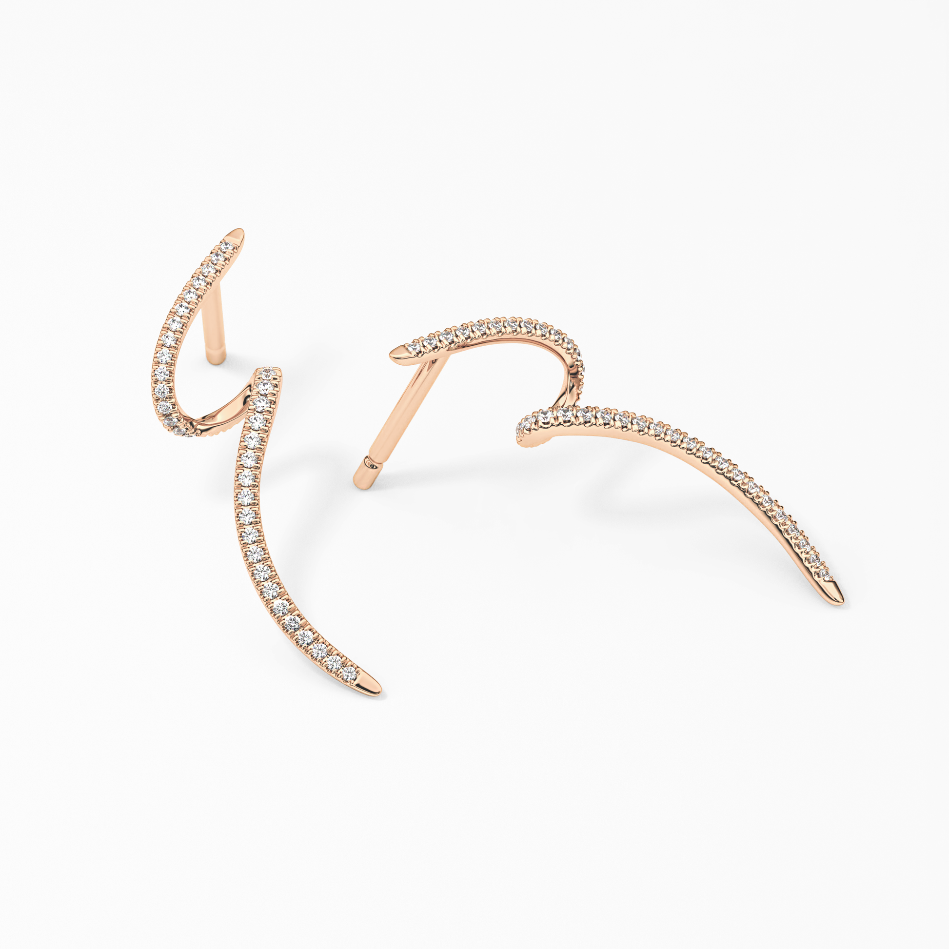 0.4 TCW Round Lab Grown Diamond Stud Earrings