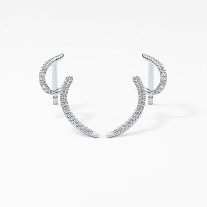 0.4 TCW Round Lab Grown Diamond Stud Earrings