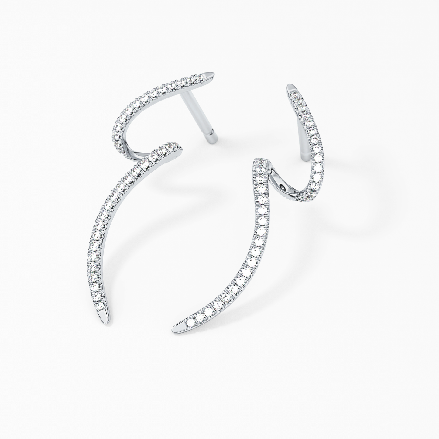 0.4 TCW Round Lab Grown Diamond Stud Earrings