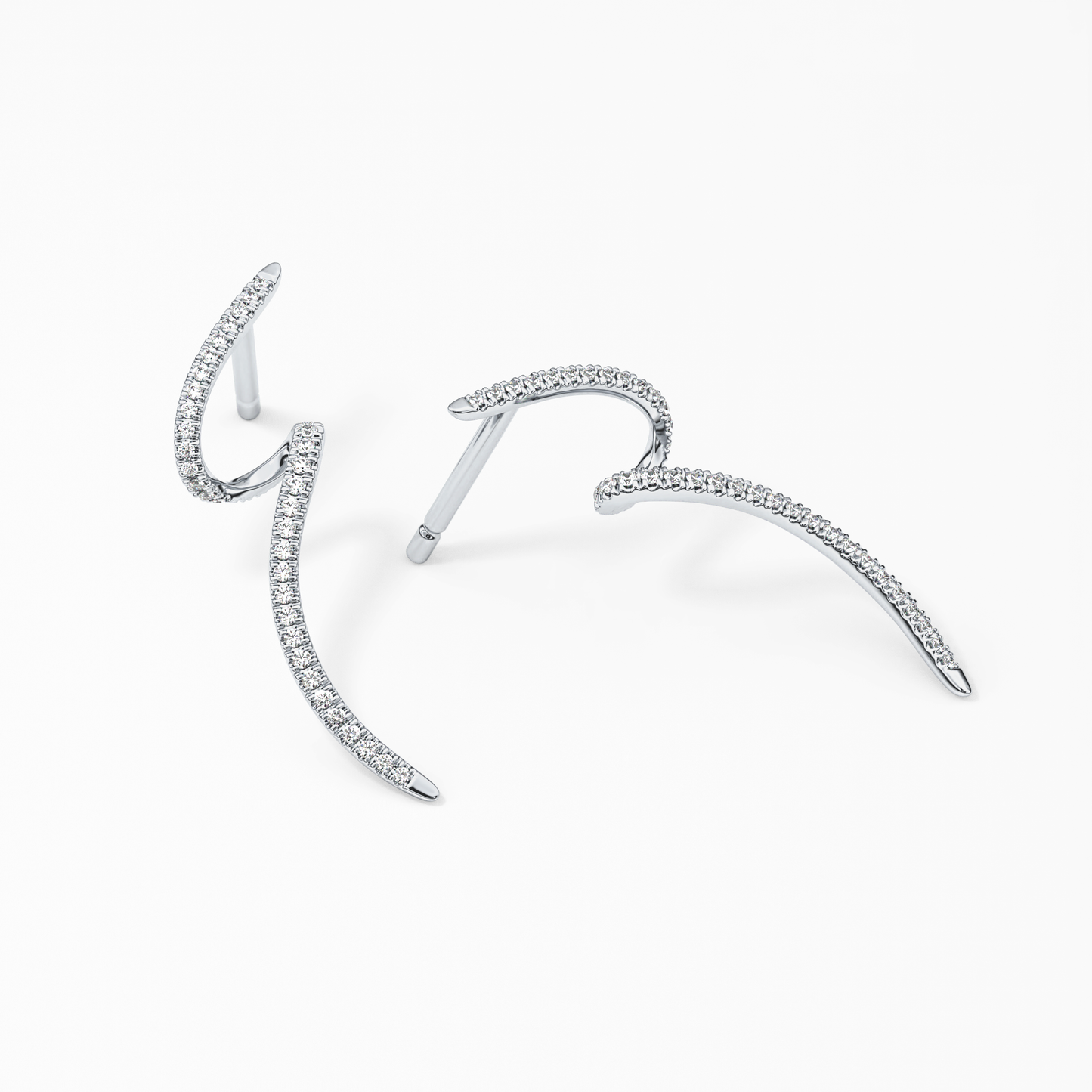 0.4 TCW Round Lab Grown Diamond Stud Earrings