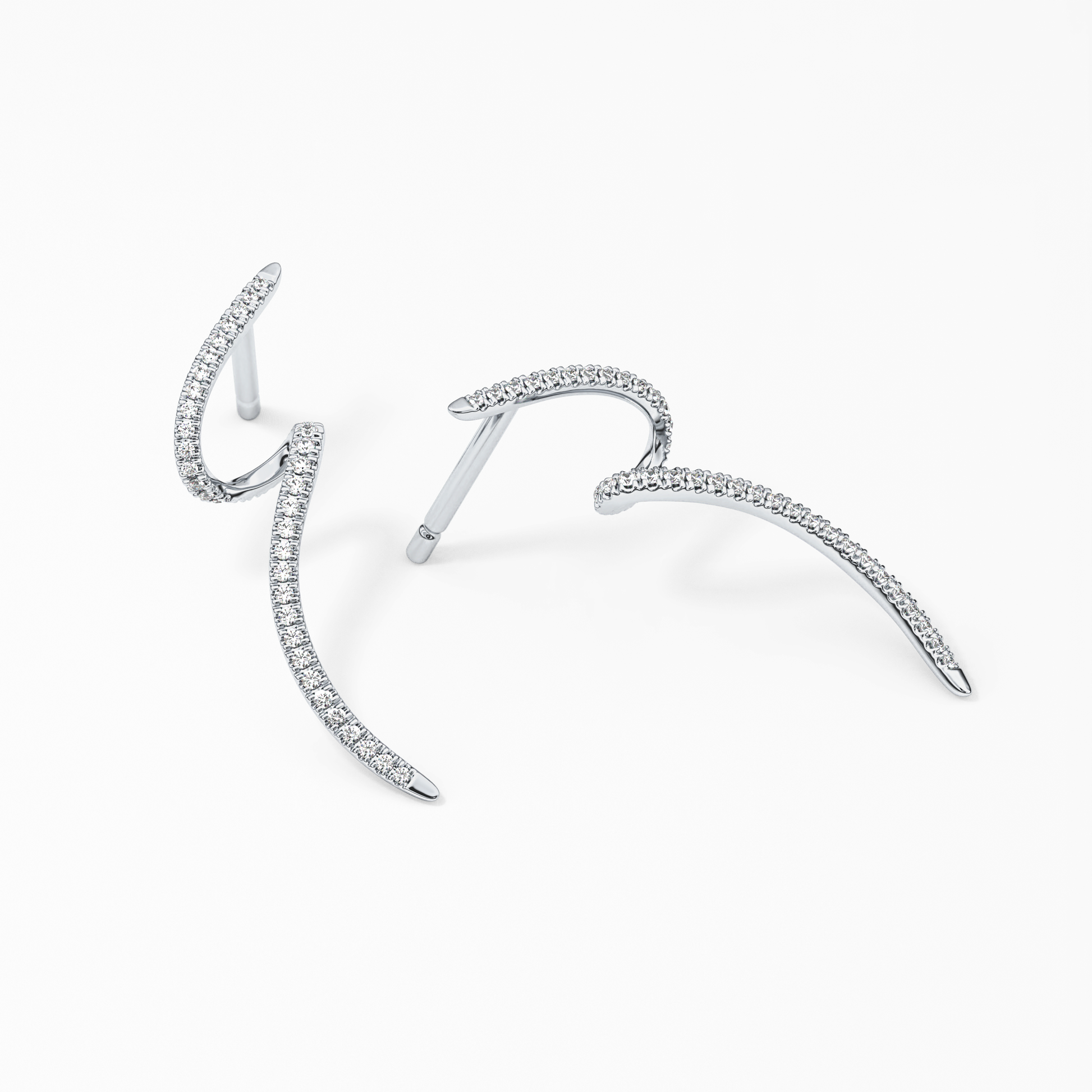 0.4 TCW Round Lab Grown Diamond Stud Earrings