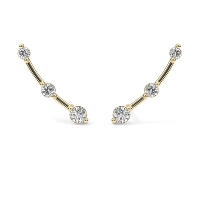 0.4 TCW Round Lab Grown Diamond Stud Earrings