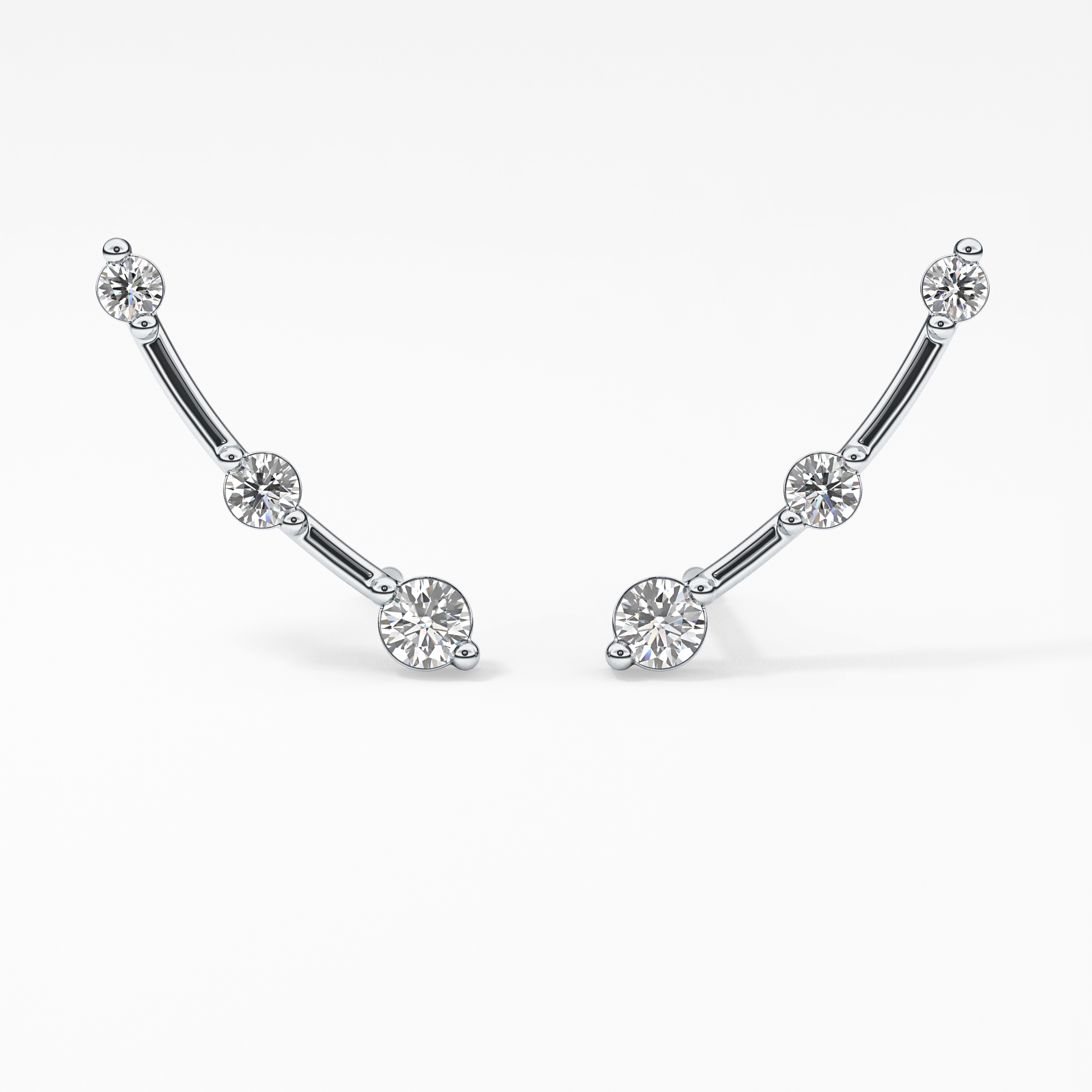 0.4 TCW Round Lab Grown Diamond Stud Earrings