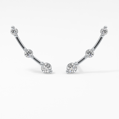 0.4 TCW Round Lab Grown Diamond Stud Earrings