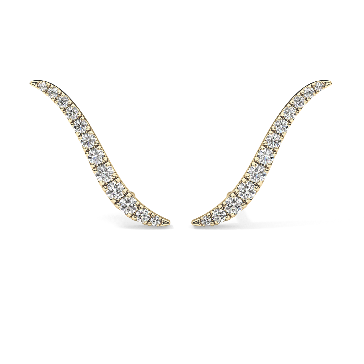 0.4 TCW Round Lab Grown Diamond Stud Earrings