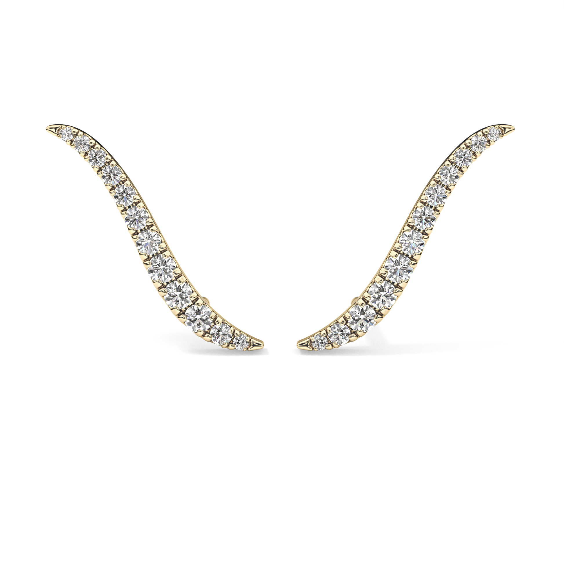 0.4 TCW Round Lab Grown Diamond Stud Earrings