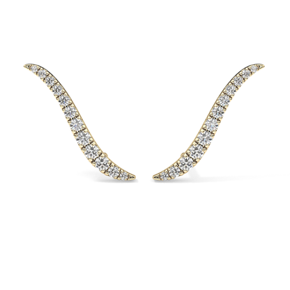 0.4 TCW Round Lab Grown Diamond Stud Earrings