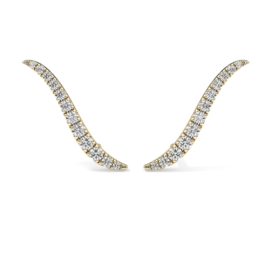 0.4 TCW Round Lab Grown Diamond Stud Earrings