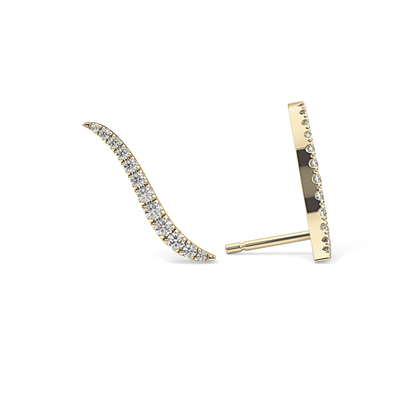 0.4 TCW Round Lab Grown Diamond Stud Earrings