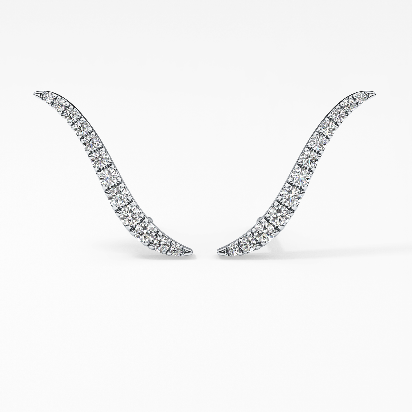 0.4 TCW Round Lab Grown Diamond Stud Earrings
