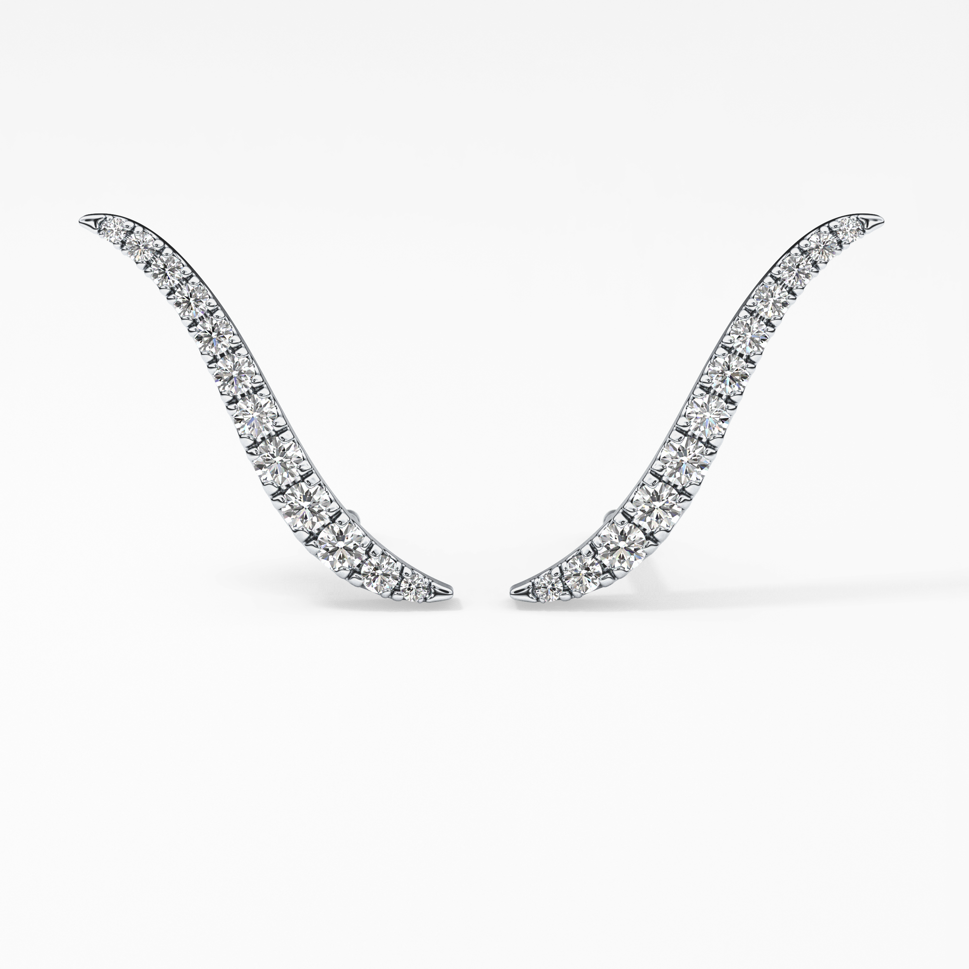 0.4 TCW Round Lab Grown Diamond Stud Earrings