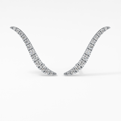 0.4 TCW Round Lab Grown Diamond Stud Earrings