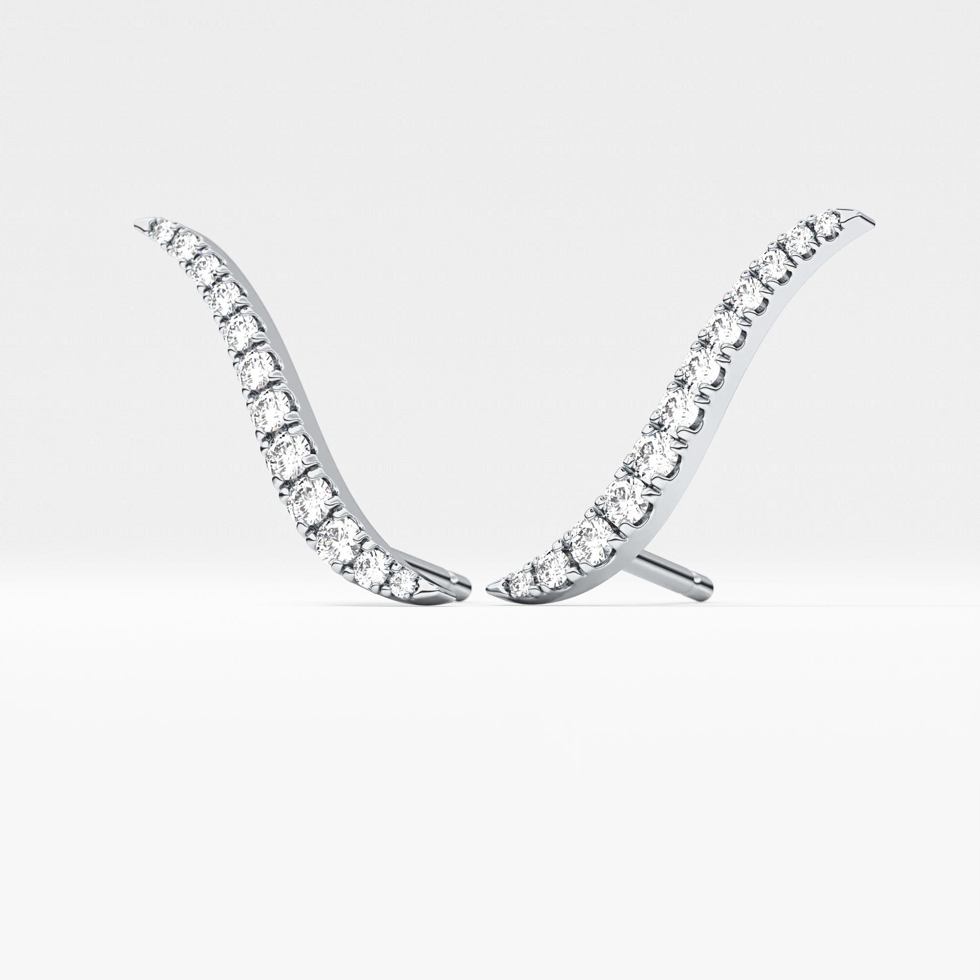 0.4 TCW Round Lab Grown Diamond Stud Earrings