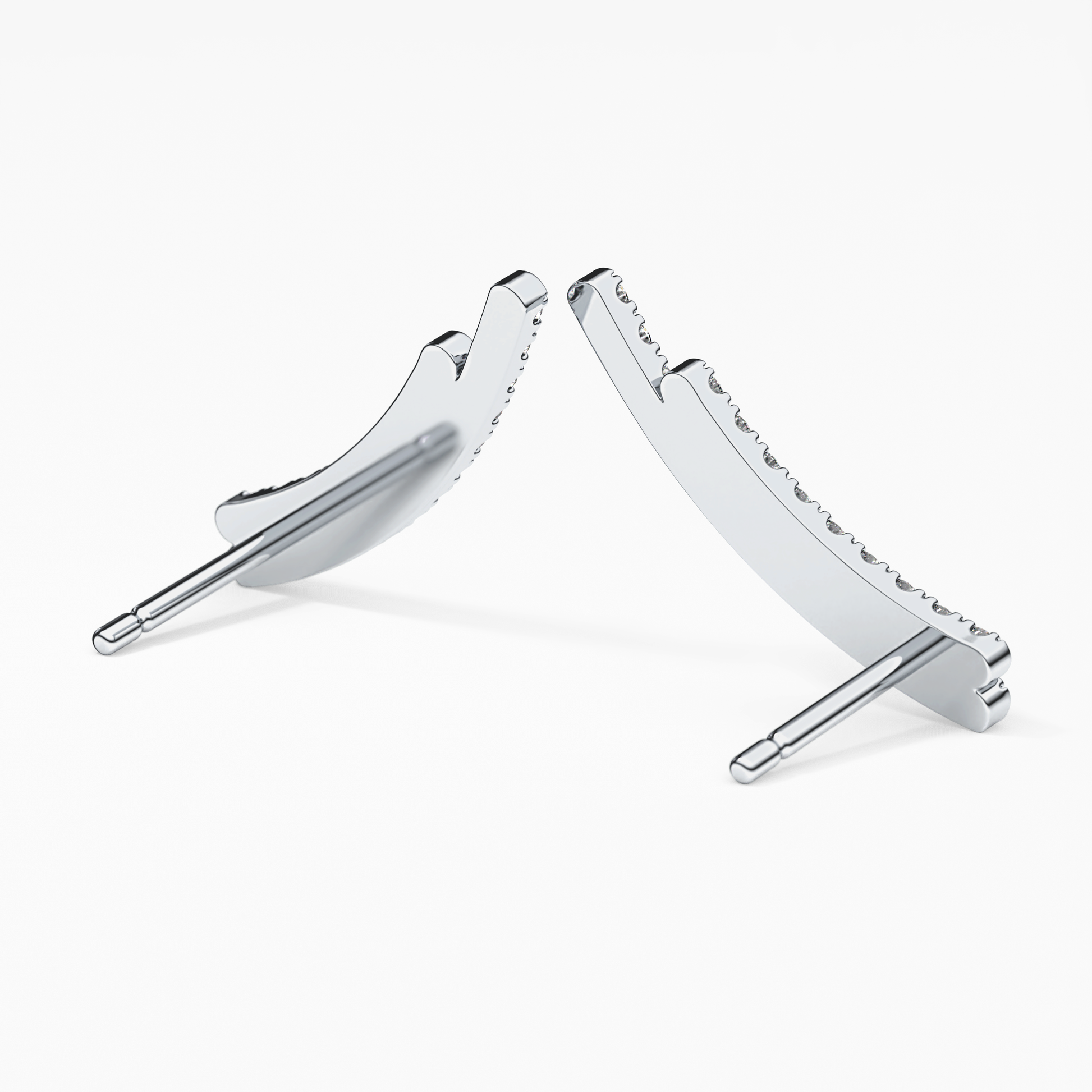 0.4 TCW Round Lab Grown Diamond Stud Earrings