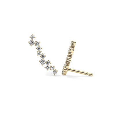 0.4 TCW Round Lab Grown Diamond Stud Earrings