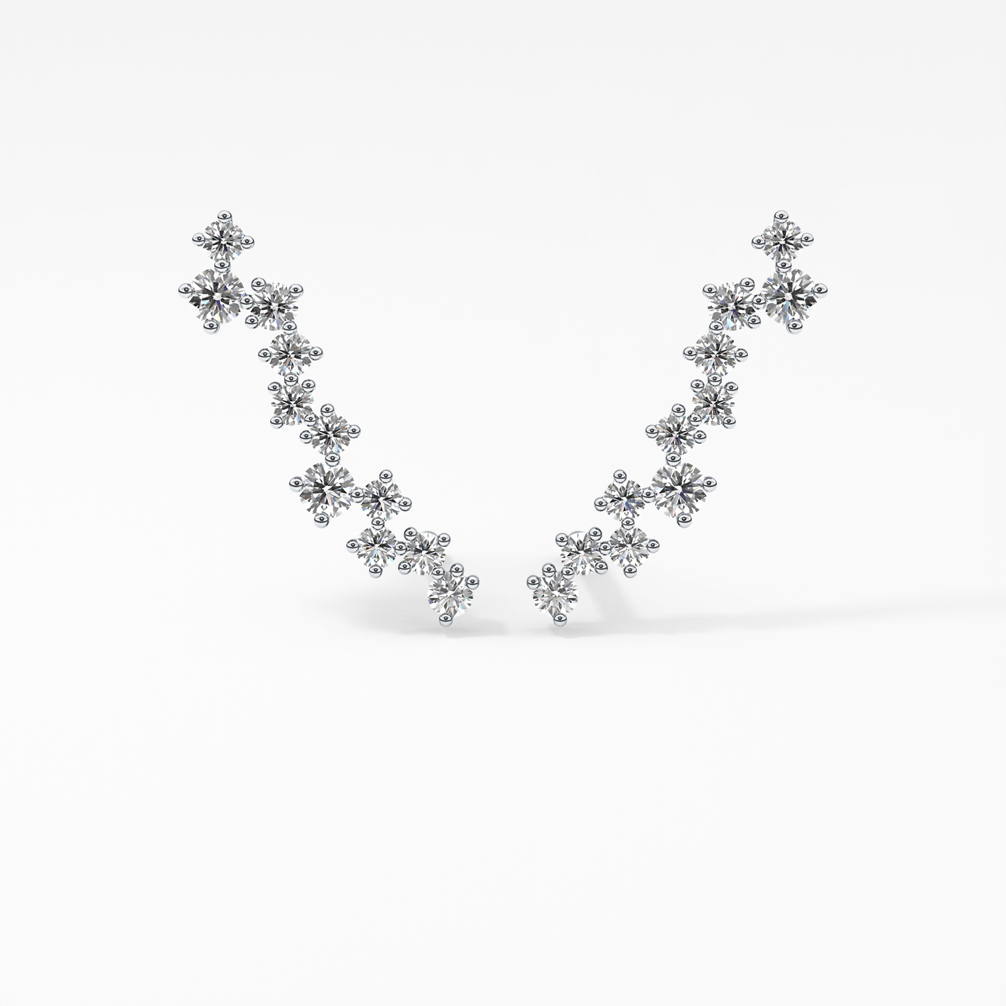 0.4 TCW Round Lab Grown Diamond Stud Earrings