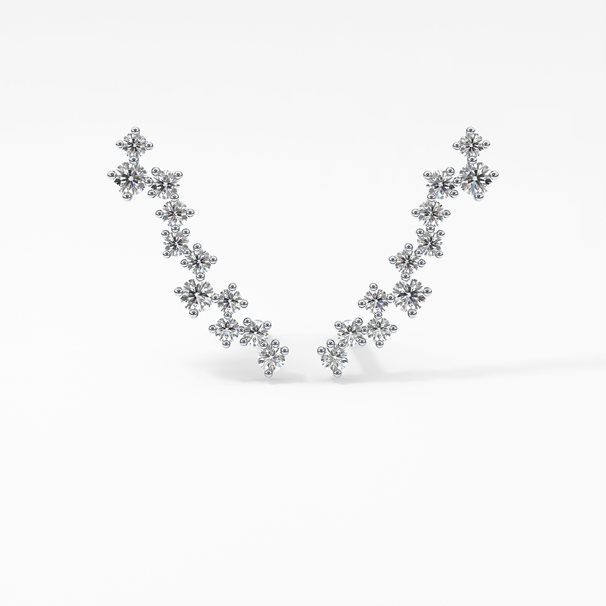 0.4 TCW Round Lab Grown Diamond Stud Earrings