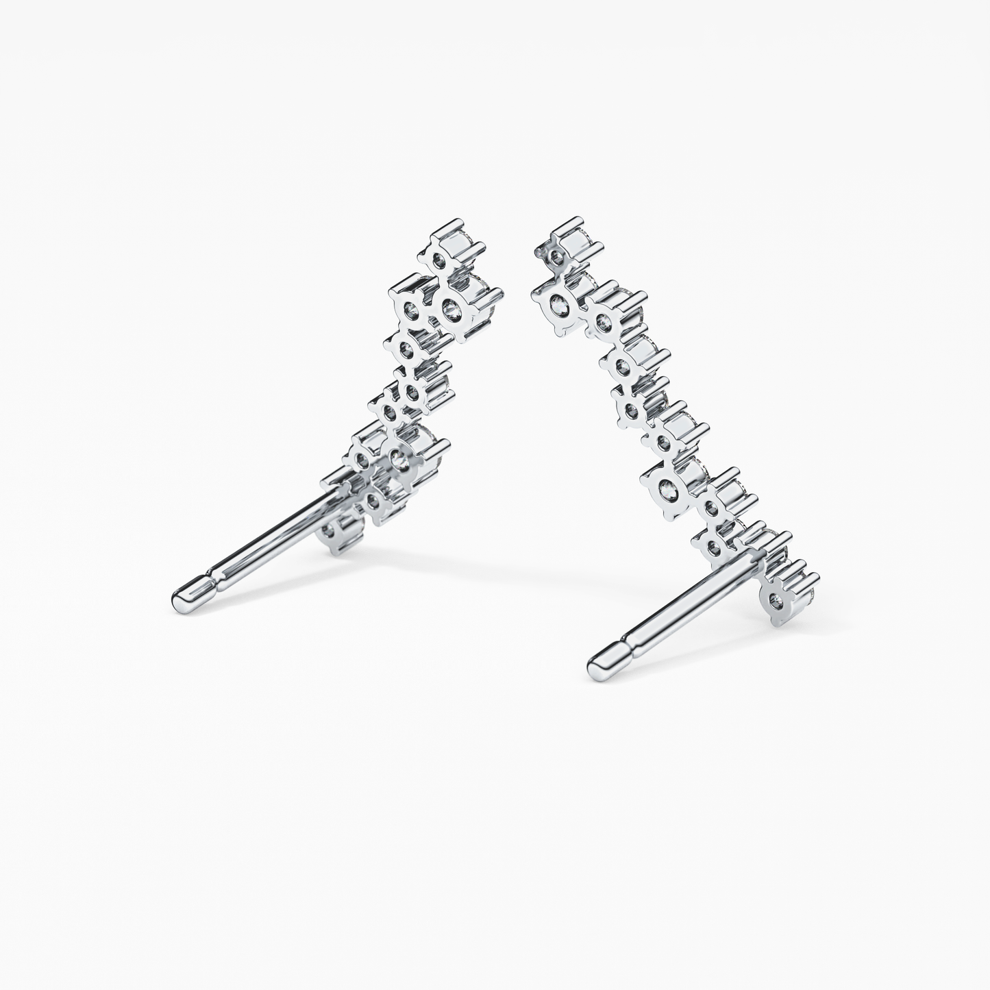 0.4 TCW Round Lab Grown Diamond Stud Earrings