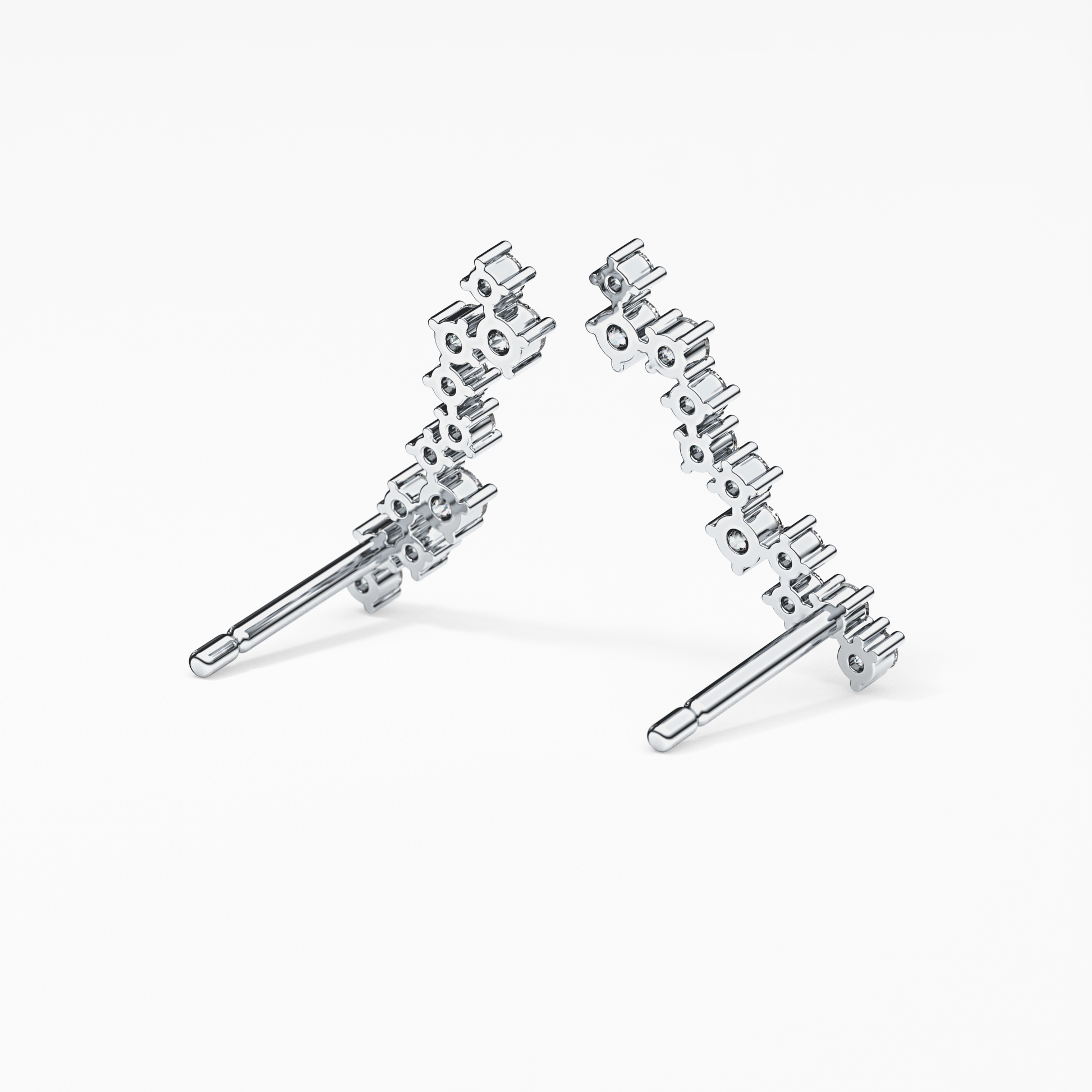 0.4 TCW Round Lab Grown Diamond Stud Earrings