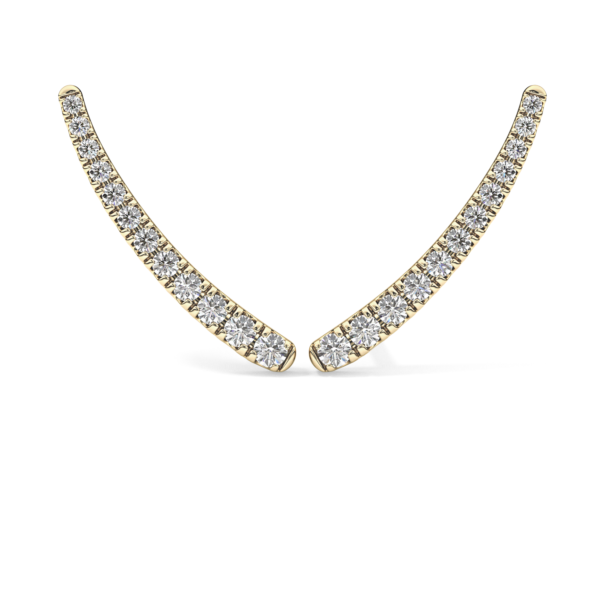 0.4 TCW Round Lab Grown Diamond Stud Earrings
