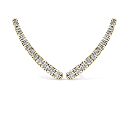 0.4 TCW Round Lab Grown Diamond Stud Earrings