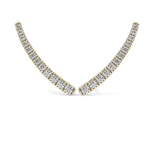 0.4 TCW Round Lab Grown Diamond Stud Earrings