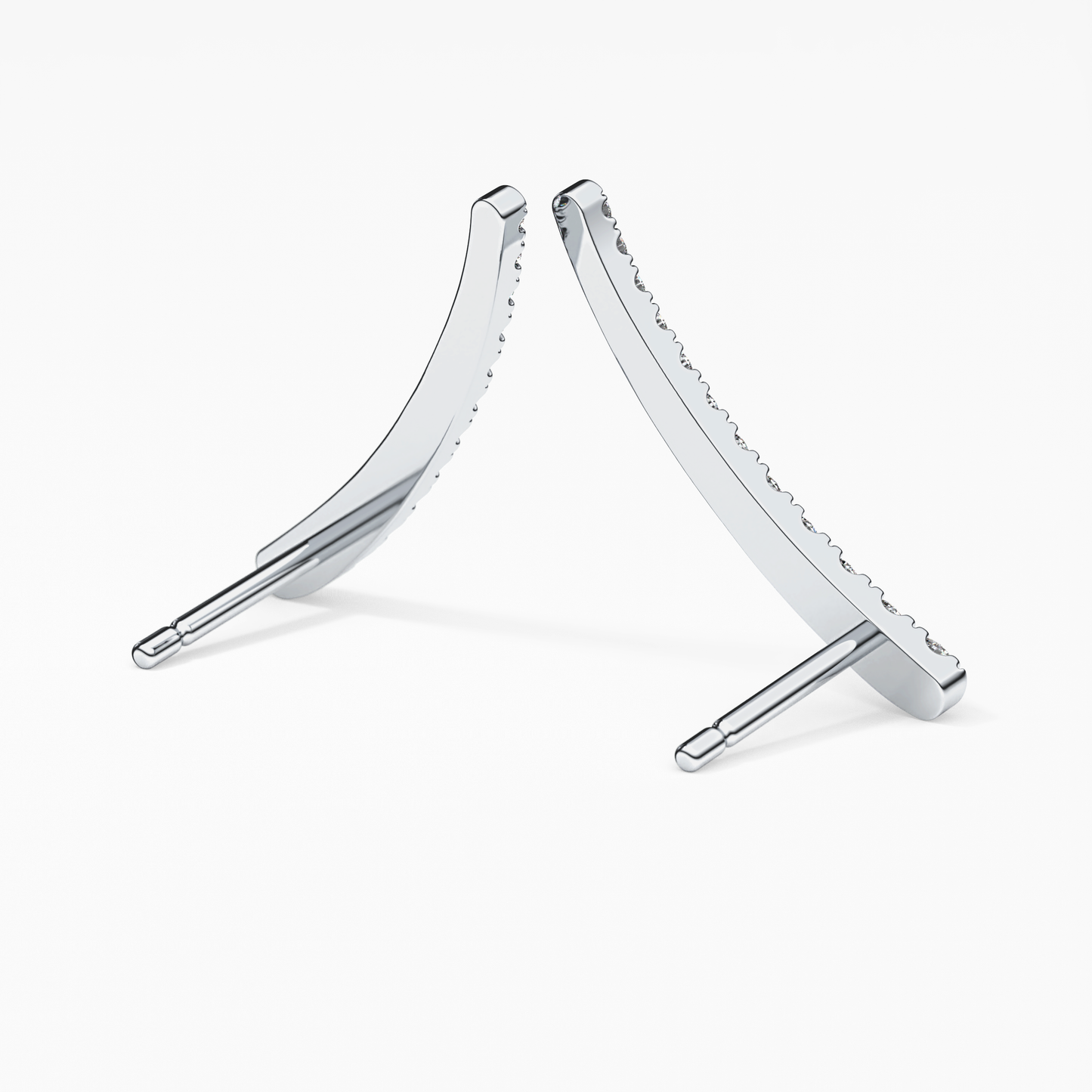 0.4 TCW Round Lab Grown Diamond Stud Earrings