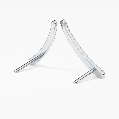 0.4 TCW Round Lab Grown Diamond Stud Earrings