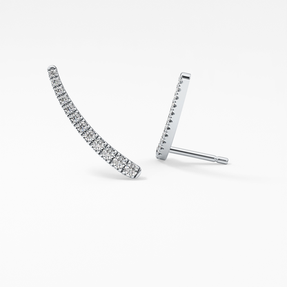 0.4 TCW Round Lab Grown Diamond Stud Earrings