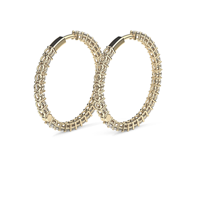 0.4 TCW Round Lab Grown Diamond Stud Earrings