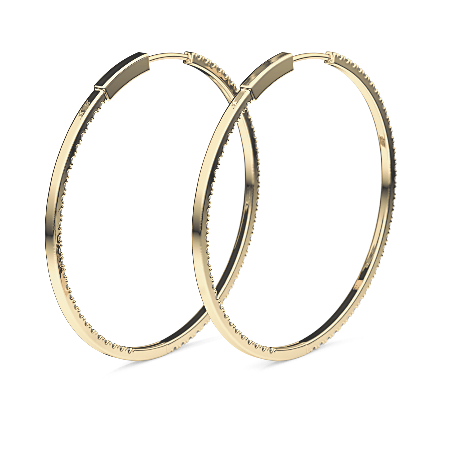 0.4 TCW Round Lab Grown Diamond Stud Earrings