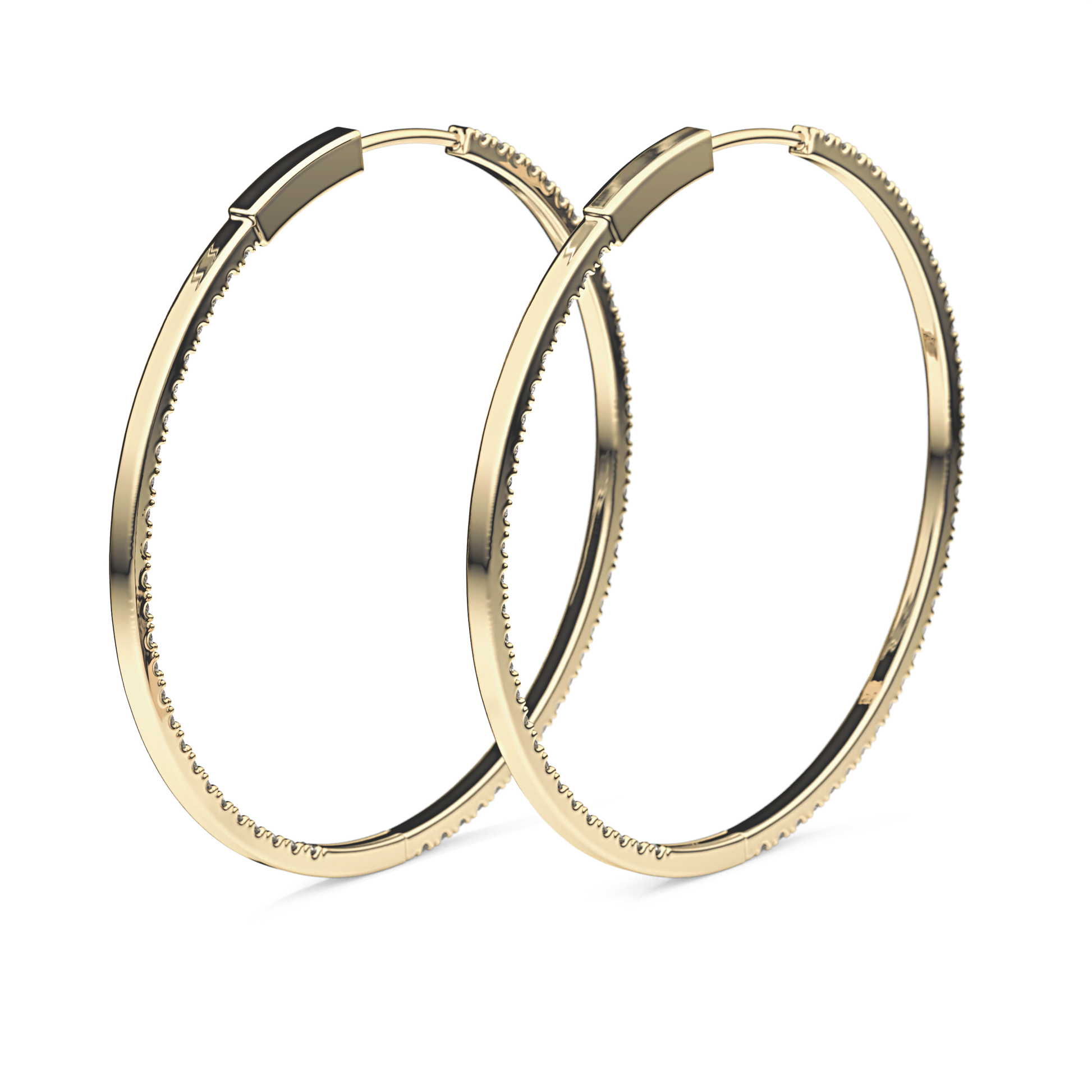 0.4 TCW Round Lab Grown Diamond Stud Earrings