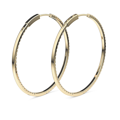 0.4 TCW Round Lab Grown Diamond Stud Earrings
