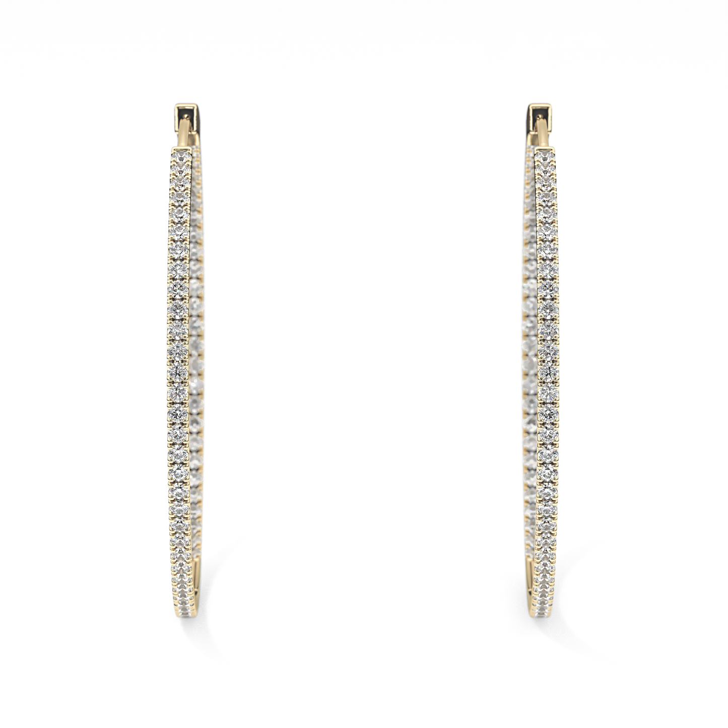 0.4 TCW Round Lab Grown Diamond Stud Earrings