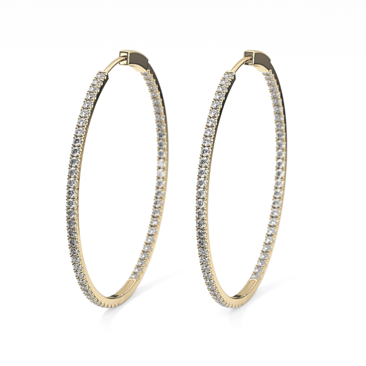 0.4 TCW Round Lab Grown Diamond Stud Earrings