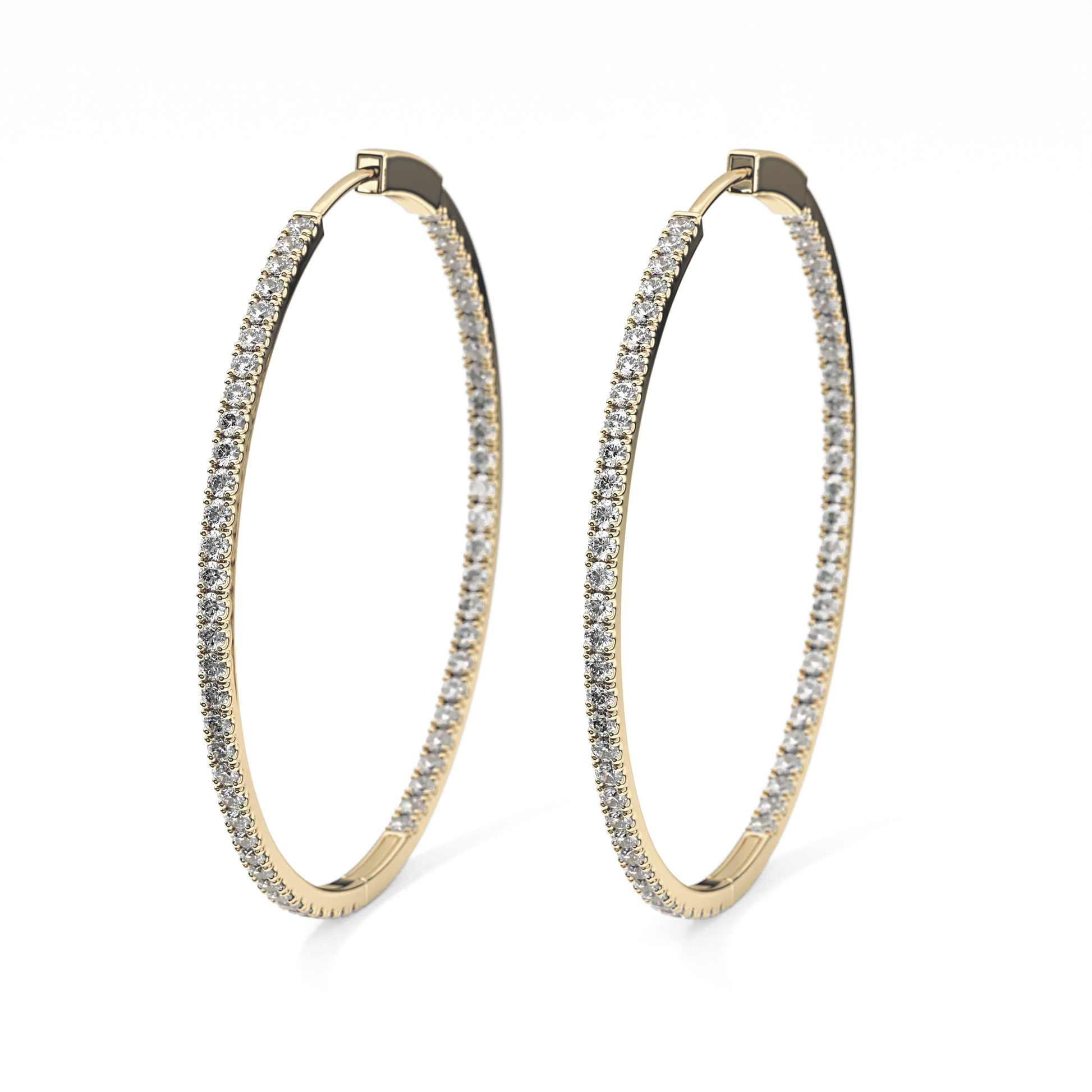 0.4 TCW Round Lab Grown Diamond Stud Earrings