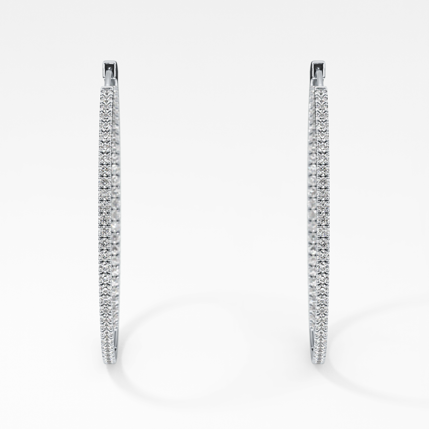 0.4 TCW Round Lab Grown Diamond Stud Earrings