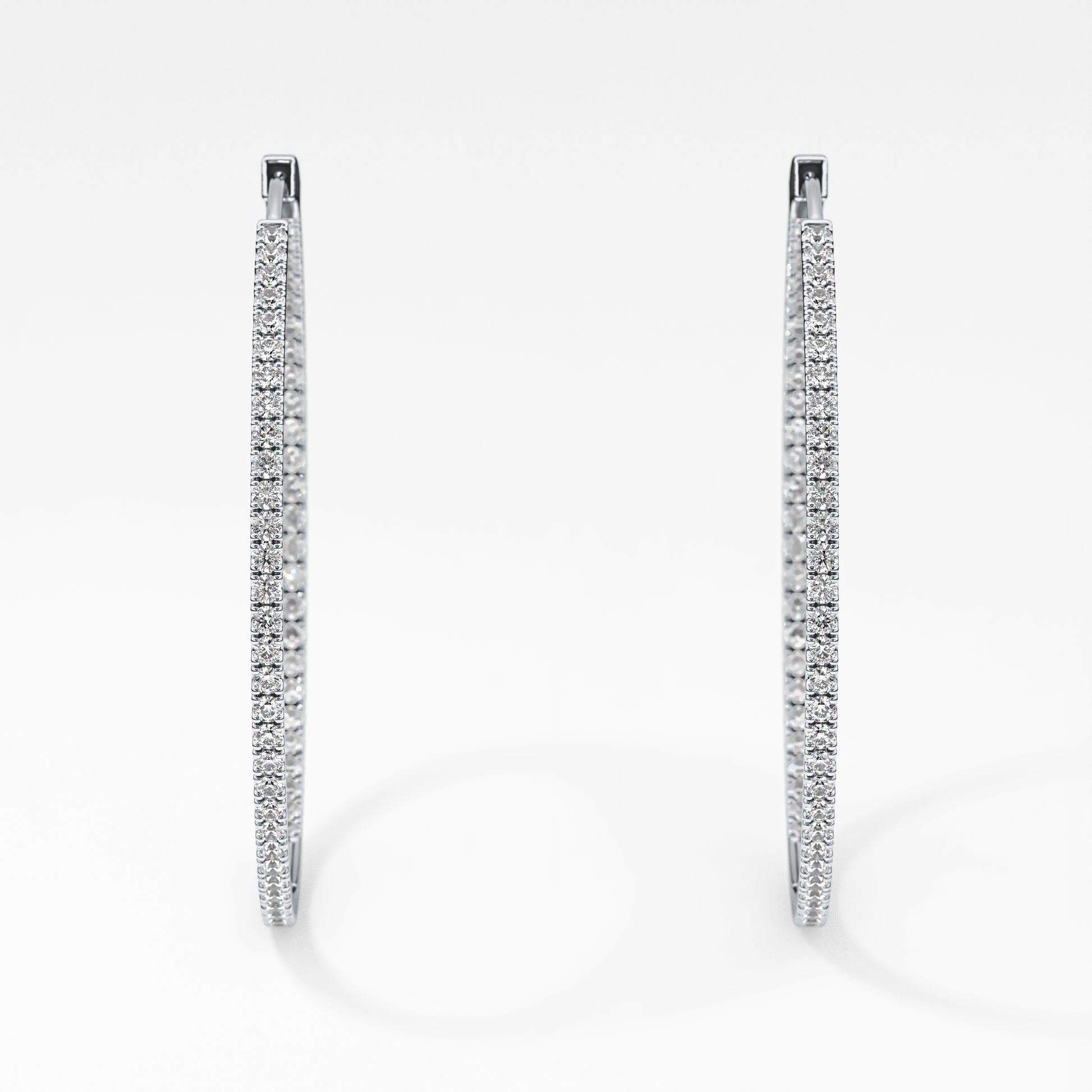 0.4 TCW Round Lab Grown Diamond Stud Earrings