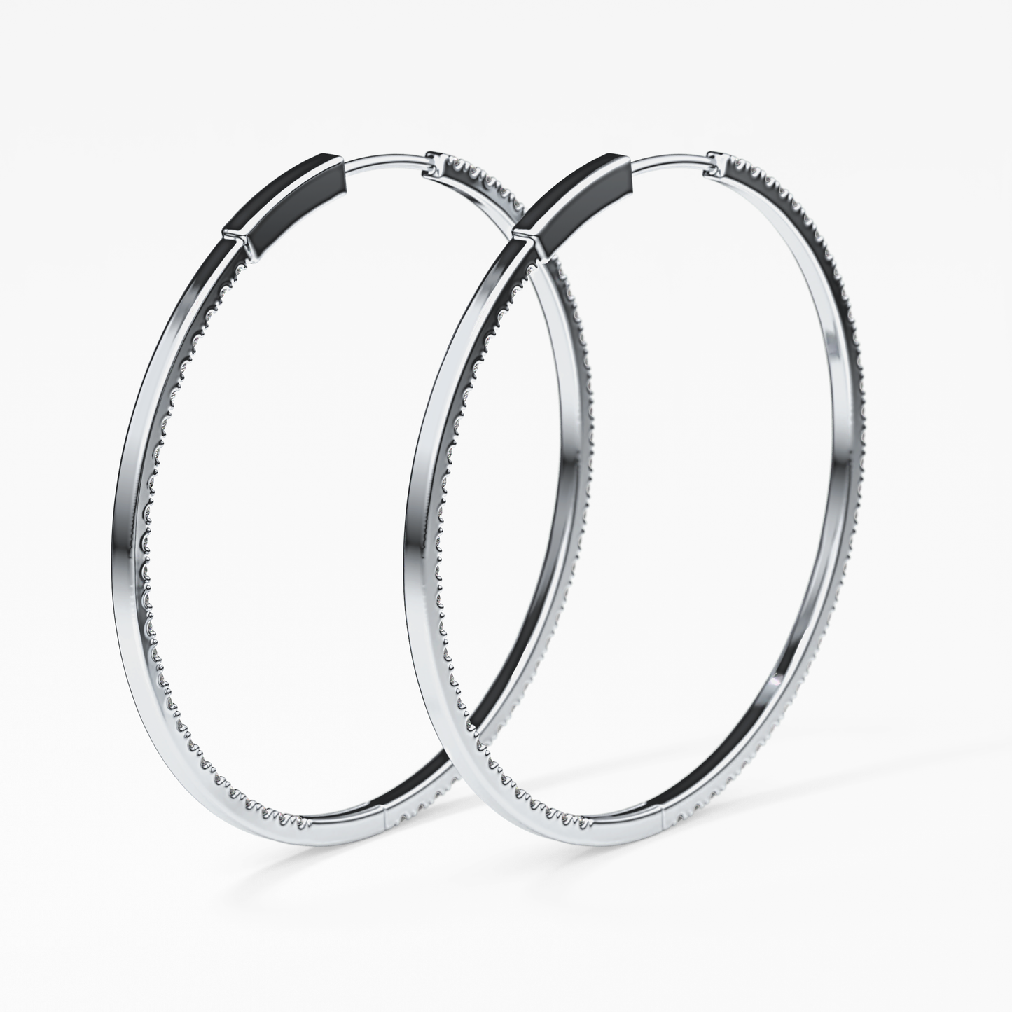 0.4 TCW Round Lab Grown Diamond Stud Earrings
