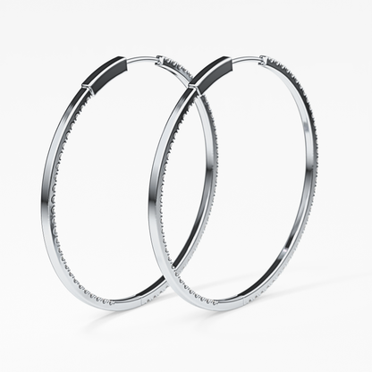 0.4 TCW Round Lab Grown Diamond Stud Earrings